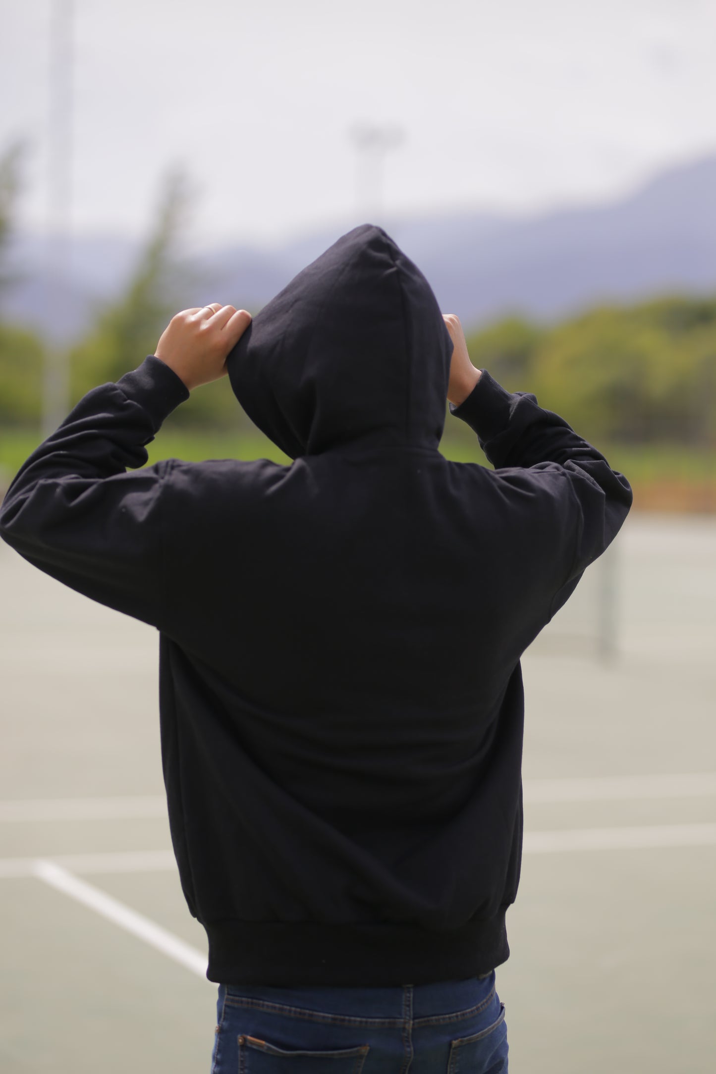 Hoodie Oversized Negro