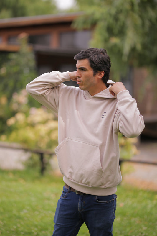 Hoodie Oversized Beige